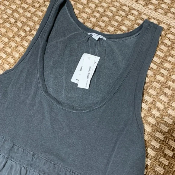 Brand New Standard James Perse Size 4 Gray Dress - Picture 2 of 10